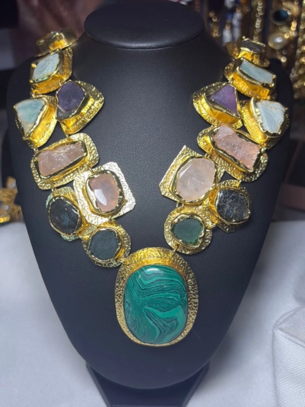 Gemstone necklace